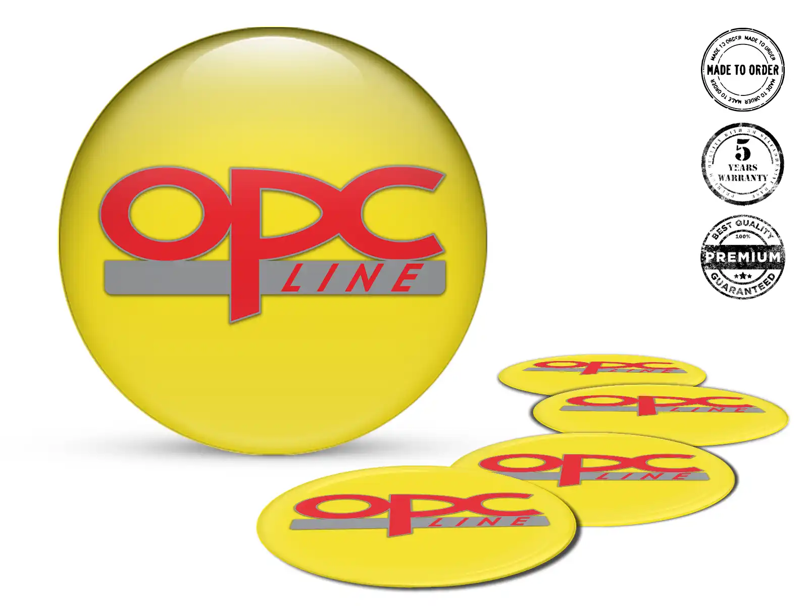 Opel Style Autocollants Bombés Étiquettes Jantes de Qualité